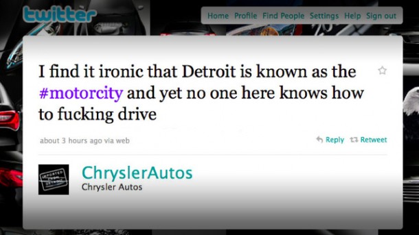 Chrysler twitter f-bomb #4