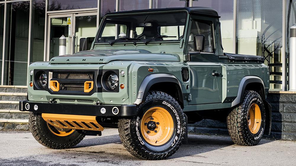 H Kahn Design Beltiwnei To Land Rover Defender Pick Up Autoblog Gr